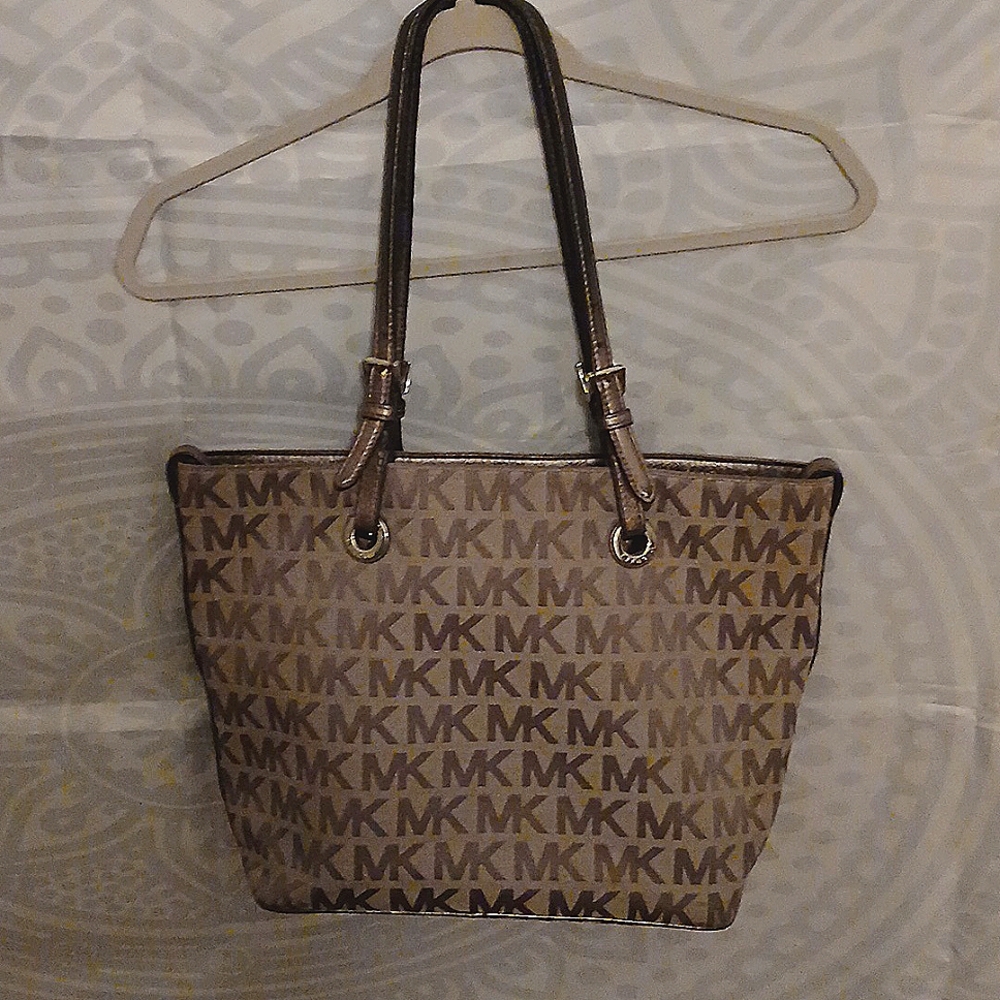 Michael Kors Beige Medium Tote Bag